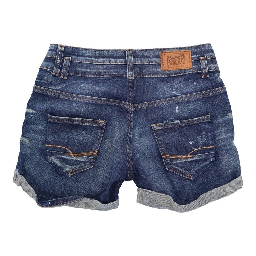 Y2K Zara TRF denim shorts size 6 - Picture 7 of 7